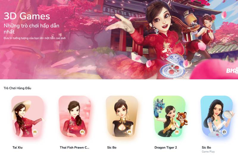 BK8 - Nhà Cái BK8 2025, Link Đăng Nhập BK8 Mới Nhất 35 3D Games bk8