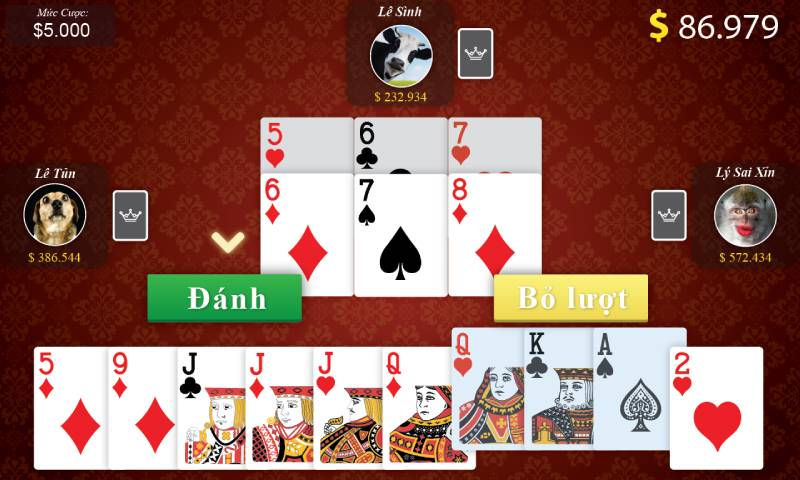 Mẹo đánh bài tiến lên dễ thắng