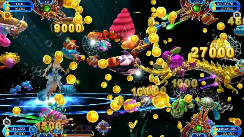 Những loại cá và rồng trong game